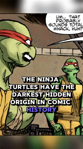 The TRAGIC Hidden Origin of the Ninja Turtles 🐢💀 #shorts