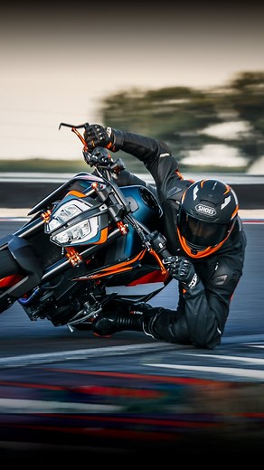KTM | Speed, pace, and of course handling! The KTM 890 DUKE R redefines the word 'sharp' by adding an extra edge, especially on track. This... | Instagram
