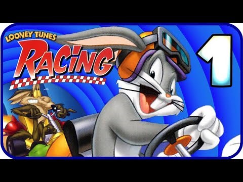 Looney Tunes Racing Gameplay Walkthrough Part 1 (PS1) Rascal Cup