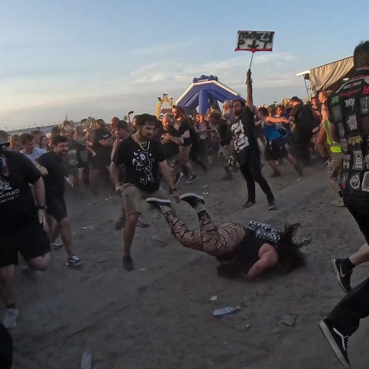 American Mosh Pits | Circle pit fail!! Fear Factory @ Welcome to Rockville '24 #americanmoshpits #fearfactory #fearfactoryband #welcometorockville #rockville... | Instagram