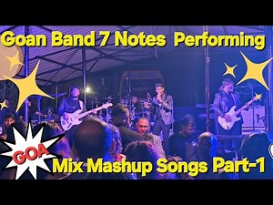 Goan Band|The 7 Notes Performing live|Goan Wedding|Mix Mashup Songs Part-1 #konkanivlogger #wedding.