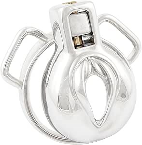 Male Short Sissy Chastity Device Base Ring Attachable Belt Stainless Steel Men's Virginity Lock J13855 55mm