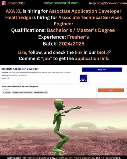 AXA XL & HealthEdge Hiring Freshers 2024–2025 Associate Application Developer Jobs OFF Campus