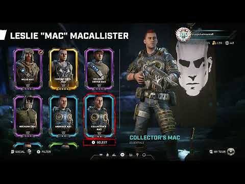Gears 5 All Character Skins