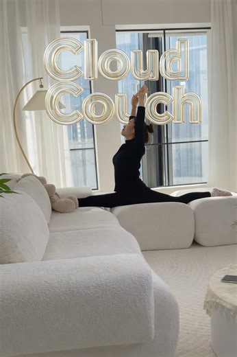 Experience the Ultra-Cushy Cloud Couch Comfort