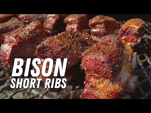 Smoked Bison Short Ribs