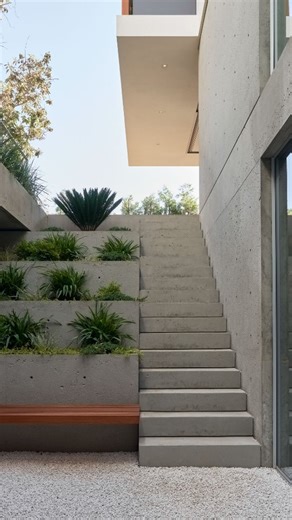 Video Feature • The @vitrocsa Series • A bridgeway connects north and south wings in Vertical Courtyard House, creating layered thresholds across three levels. The home unfolds in moments of openness and retreat. With dissolving window frames and a soft landscape edge, interior and exterior merge seamlessly. This is a design shaped by place and light. Head to the link in bio to watch the full video on The Local Project. Photography by @k7scott. Architecture and interior design by @montalbaarchit