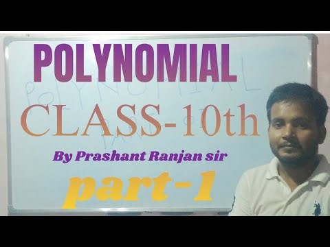 Class 10 Maths|Polynomials Part-1 | Full Chapter Explanation | Prashant Ranjan|REAL CREATION CLASSES