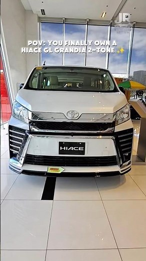 NEW TOYOTA HIACE GL GRANDIA 2-TONE 2026 😍 Luxury Van Goals! #Shorts