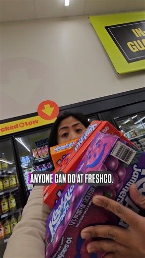 Guys, you have to check out this FreshCo deal! 🔥 Anyone can do this — no coupons needed. And the last day for this offer is November 26th, so you better stock up now. FreshCo has the Kraft Heinz promo: buy 5 participating items, get $10 off. I did a full mix & match — Kool-Aid Jammers, Baker’s Chocolate, and Classico sauce. Here’s what I grabbed for a total of $17.78 tax 😳 Transaction 1: • 4 Kool-Aid Jammers • 1 Classico Pasta Sauce Transaction 2: • 4 Baker’s Chocolate • 1 Classico Pasta Sauce