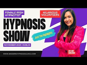 Hypnotist Sarah-Jane: These Volunteers were HILARIOUS! Comedy Hypnosis Show Dublin