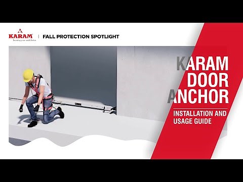 KARAM Safety | Door Anchor Installation Guide - Door and Window Anchorage PN 802