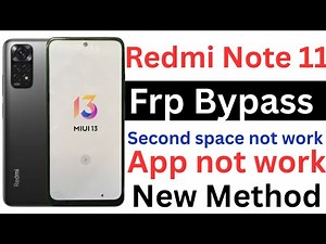 redmi note 11 frp bypass miui 13 / redmi note 11s frp bypass / redmi note 11 pro frp bypass