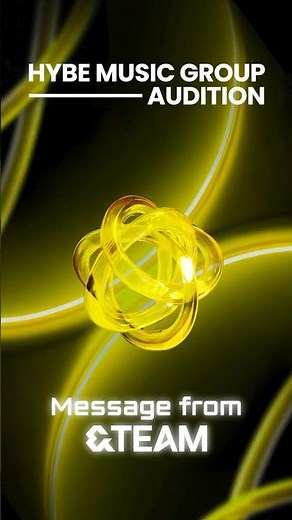 [HYBE MUSIC GROUP AUDITION] Message From &TEAM