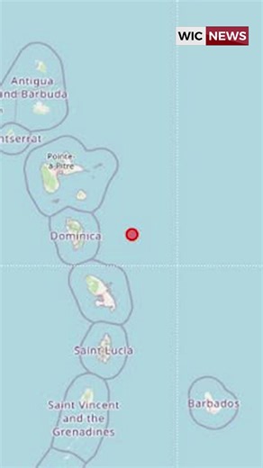 A magnitude 3.6 earthquake was recorded east of Dominica, with no immediate reports of damage or injuries. Authorities continue monitoring seismic activity in the region. #wicnews #Dominica #BreakingNews #Earthquake #SeismicActivity #Caribbean | WIC News