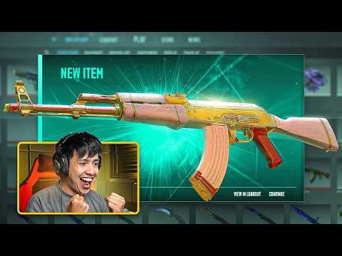 fui um dos primeiros... RESGATEI a NOVA AK-47 GÊNIO do CS 2! (pattern raro?)