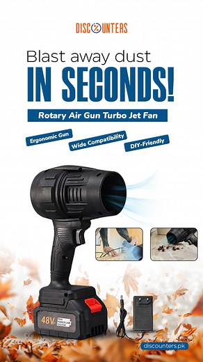 Powerfully clears dust, dirt, and debris—makes cleaning any surface fast and effortless it's 30% OFF, Get yours before the Offer ends Why choose us? 樂  7/14 Days Return and Exchange  1-2 Days Fast Delivery  10% Discount on Pre-pay  40k Happy Customer till now | Discounters.pk Online Shopping | Facebook