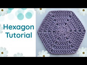 How to Crochet Hexagon || Crochet Hexagon motif tutorial for beginners ||‪@Crochetnaari‬