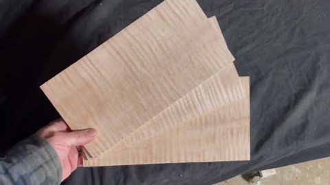 Bookmatched Curly Maple Wood Blanks, Tiger Quilted Figure, Laser Ready (1/4"x6"x12") - Etsy