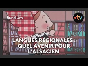 Who speaks Alsatian in Alsace and what policies are in place to revitalize the regional language?