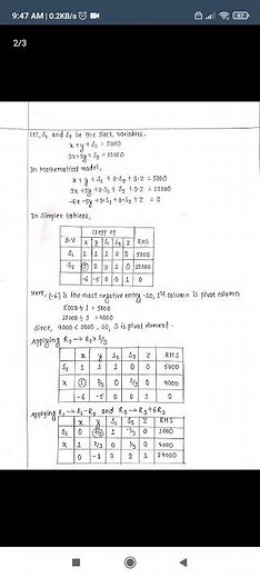 Formulate the LPP and maximize the profit. linear programming problem (LPP) /Math