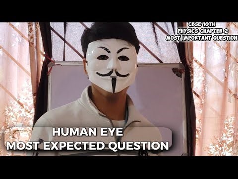 Class 10 Physics Chapter 2 | Human Eye | Most Important Questions for Board Exam 2025