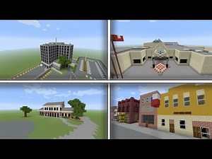 Hawkins In Minecraft! Stranger things Minecraft Town Tour!