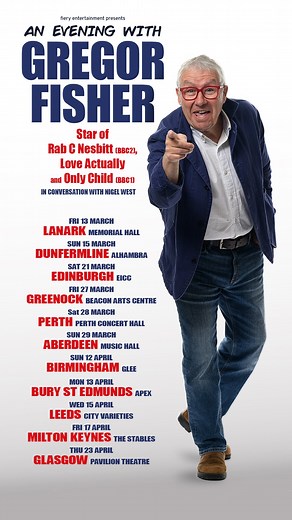 15K views · 1.4K reactions | Tour dates added for Edinburgh, Perth & Birmingham!!Link for tickets in my bio and story. Let me know if you’re coming along?  | Gregor Fisher | Facebook