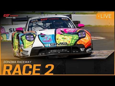 LIVE | Race 2 | Sonoma Raceway | GT America powered by AWS 2026