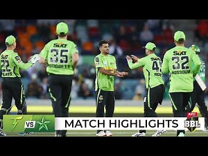 Thunder down Stars in remarkable final-ball thriller | BBL|12