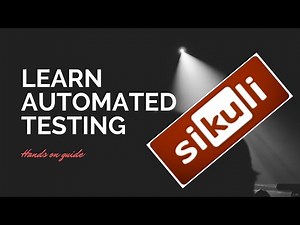 Episode 1 Introduction to SikuliX - Creating automation testing test case in SikuliX Studio