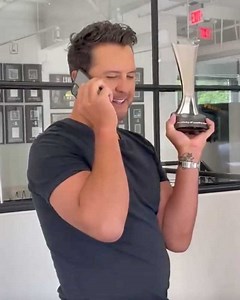 675K views · 17K reactions | We love to see it ❤️ So fun watching reigning ACM Entertainer of the Year Luke Bryan & birthday boy Cole Swindell open up Luke's well-deserved #ACMawards trophy!  : Luke Bryan | ACM - Academy of Country Music | Facebook