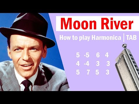 Moon River│ How to play Harmonica│TAB