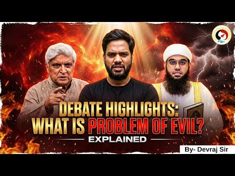 DOES GOD EXIST? | DEBATE HIGHLIHTS: WHAT IS PROBLEM OF EVIL? | EXPLAINED BY DEVRAJ SIR | MUST WATCH