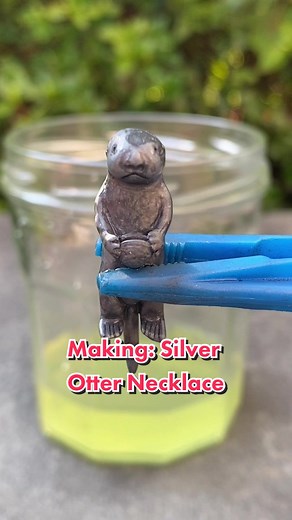 Creating a Silver Otter Necklace: Step-by-Step Process