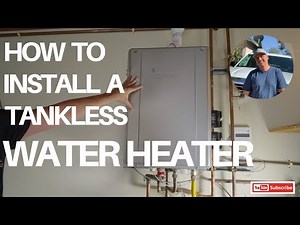 How to install a tankless water heater