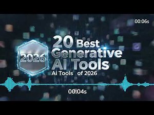 20 Best Generative AI Tools of 2026 | Top Picks and Benefits - Tech Tutorial