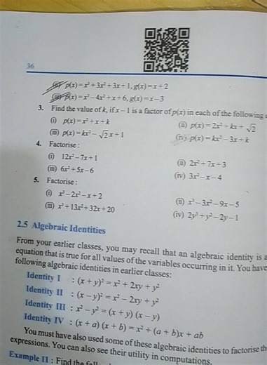 36 p(x)=x²+3x²+3x+1,g(x)=x+2 px)=x³-4x²+x+6,g(x)=x−3 Find the v... | Filo