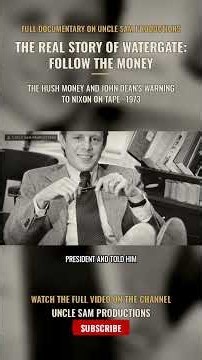 The Watergate Hush Money and John Dean's Warning to Nixon #Shorts