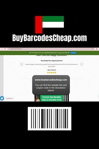 WHERE TO BUY UPC EAN CODES IN THE UNITED ARAB EMIRATES- #buyupc #buyeancodes #uae #shorts