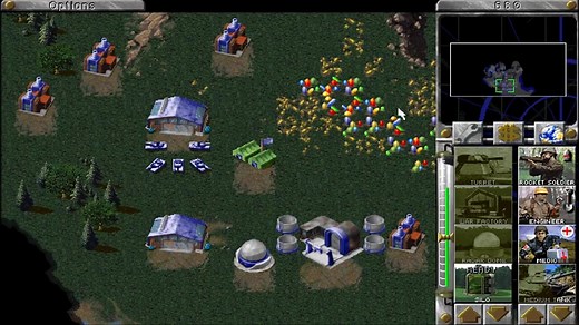 【95红警】红色警戒1经典15分钟地图1对1