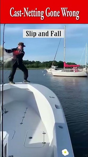 Cast Netting Gone Wrong #castnetfishing #fishingfail #fiskefail #angelpanne #釣り失敗