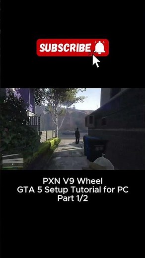 Part 1/2 PXN V9 Gaming Steering Wheel & Grand Theft Auto V Setup Tutorial Tutorial for PC. #shorts