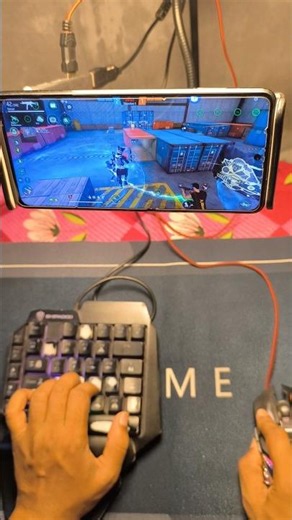 How to play free fire with keyboard mouse in mobile | ⌨️ 🖱📱 full setup without app no activation