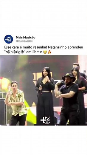 Natanzinho Lima aprendeu "Rapariga" em libras kkkkk