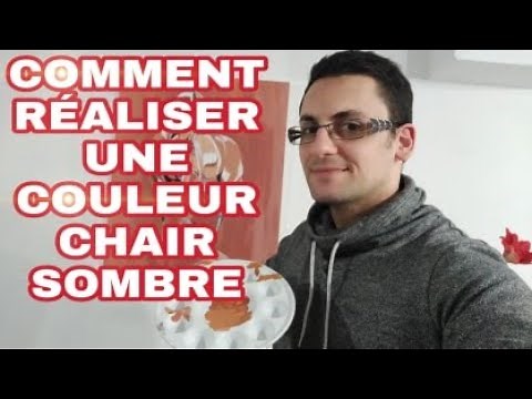 COMMENT PEINDRE LA /COULEUR CHAIR FONCÉE/ EN 5 COULEURS 🖌️