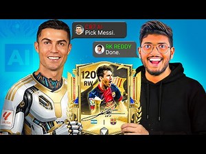 RONALDO AI Decide My FC MOBILE TEAM !