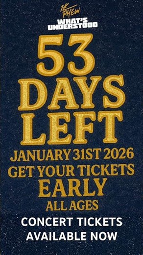 Get your tickets now 🎫January 31st | ALL AGES