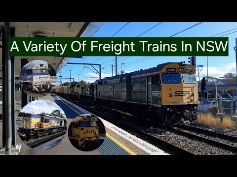 Vlog 200 : A Variety Of Freight Trains In NSW/400 Subscribers Special
