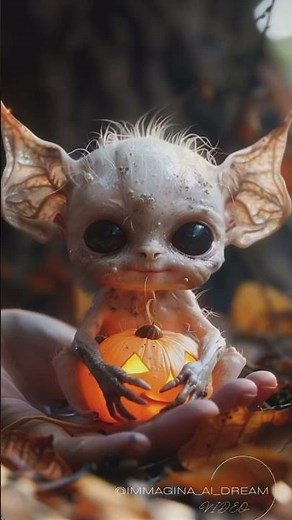 👀 Halloween’s coming! Meet the creepy-cute gremlin ready to scare kids & make you laugh! 🎃👾